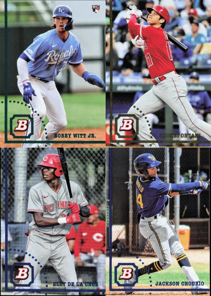 2022 Bowman Heritage Base Prospects & Chrome You Pick Complete Your Set - Image 1 of 1