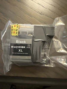 B-LC103BK XL Black Ink Cartridge Replacement For Brother LC103BK Sealed New - Picture 1 of 1