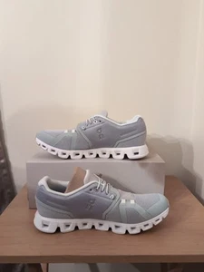 On Running Cloud 5 ® ( Men Size 8.5 ) Glacier / White - Picture 1 of 5