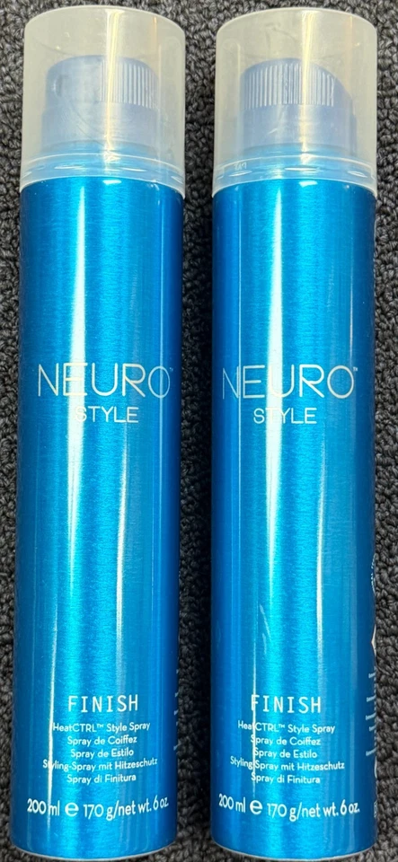 Paul Mitchell Neuro Finish HeatCTRL Style Spray, Descontinuado NUEVO ***Juego de 2*** Foto 1 de 3