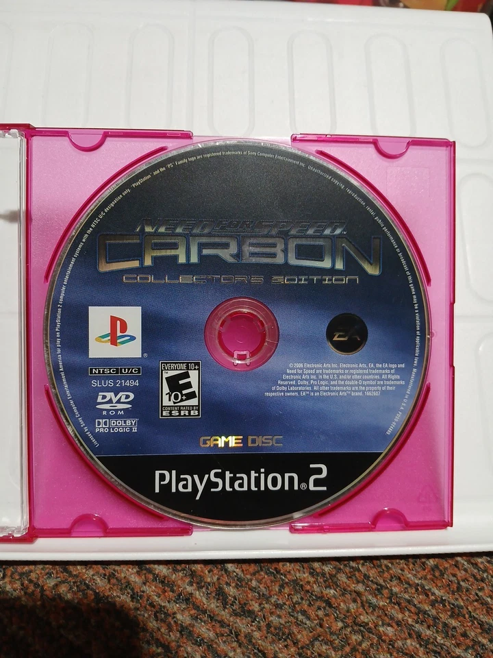NEED FOR SPEED: CARBON Collector's Edition game disc only Playstation 2 PS2  - Image 1 of 1