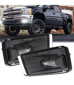 LED Fog Lights for 07-14 Chevy Silverado, 07-13 Tahoe Suburban, GMC Sierra Yukon - Picture 1 of 9