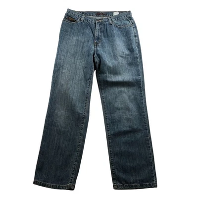 Eddie Bauer Womens Jeans Size 10P Natural Fit Jeans 100% Cotton Straight Denim - Image 1 of 4