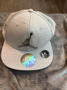 Air Jordan JUMPMAN Mütze Kappe Elefantenmuster grau Jugendgröße verstellbar Druckknopflasche - Bild 1 von 12