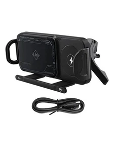 2in1 Wireless Car Charger with Magnetic Phone Holder for Fast Charging - Zdjęcie 1 z 8