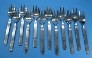 Danika Celtic Knot Salad Dessert Forks Set of 12 Stainless Steel Made in Japan - Picture 1 of 9
