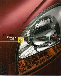Renault Kangoo Van 2003 UK Market Sales Brochure 60 70 80 95 Standard SL+ - Picture 1 of 2