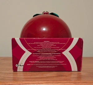 Disney Mickey Mouse & Minnie Animated Large Red Ornament - Picture 1 of 4