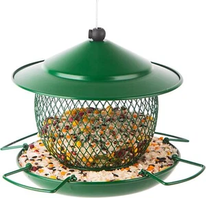 Bird Feeders for Outdoors Hanging,Metal Wild Bird Feeders,Squirrel Proof Bird Fe - Picture 1 of 5