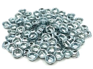 10-24 tuercas de clip de moldura galvanizadas 100 piezas brida de 1/2" para Ford Mercury - Imagen 1 de 2