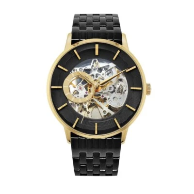 Giorgio Milano Luxury Men’s Watch Automatic Self-Wind Skeleton,Gold Black 44mm - Image 1 of 4