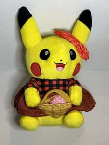 Paired Pikachu Celebrations Berry Farmer Red Plush Only 8 inch - Picture 1 of 5