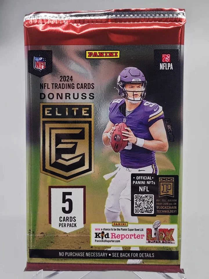 RIP AND SHIP - (5x PACK) 2024 Panini Donruss Elite Football Hobby Box - Image 1 of 1