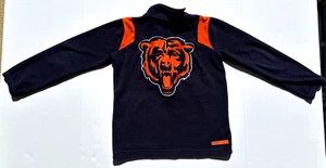 Chicago Bears NFL Team Youth Small Apparel Fleece 1/4 Zip Jacket EUC! - Picture 1 of 5