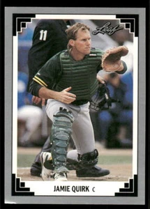 1991 Leaf #431 Jamie Quirk - Picture 1 of 2