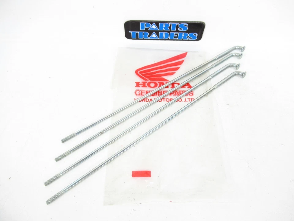 Juego de 4 radios de rueda delantera originales Honda XL500S XL250S XR250 XR500 CR125R nuevo de stock Foto 1 de 1