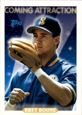 1993 Topps #808 Bret Boone Rookie Card - Image 1 of 2