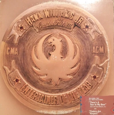 Hank Williams Jr. Greatest Hits III LP, Comp, Club 1989 Country (NM or M- / VG+) - Image 1 of 4