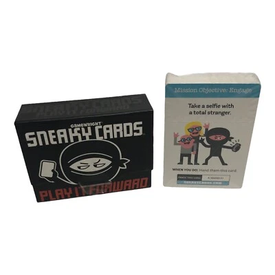 Sneaky Cards Play It Forward Interactive Scavenger Hunt Cell Phone Social Skills - Image 1 of 3