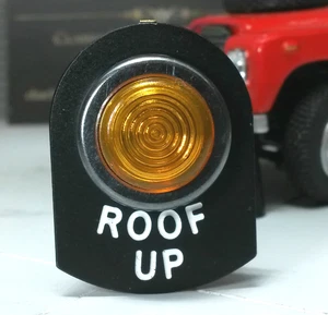 Land Rover Series 2 2a 3 LED Illuminated Amber Dormobile Roof Up Warning Light - Picture 1 of 3