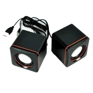 USB Power Mini Computer Lautsprecher Stereo Musik Lautsprecher für Desktop PC Laptop - Bild 1 von 14