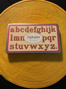Cavallini & Co. Alphabet Lowercase Rubber Stamps and Black Ink Pad Sealed NEW - Picture 1 of 5