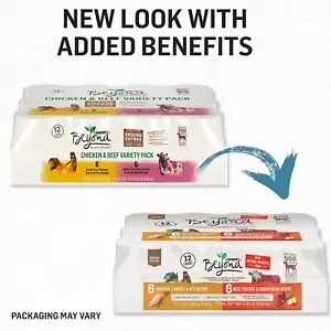 Purina Beyond Wet Dog Food Variety Pack 12 (13 oz. Cans) Grain Free Chicken Beef - Picture 1 of 22