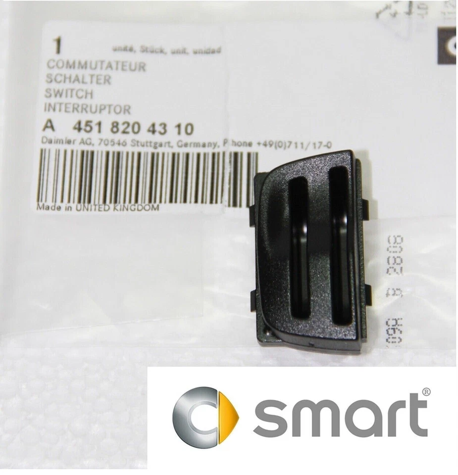 PORTAMONETE SX HO DS TUNNEL CRUSCOT. CENTR. SMART FORTWO 451 MHD 7/2007  10/2014 - Immagine 1 di 1