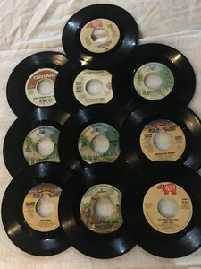 Sayer-Andy Gibb-Village People-Jerry Lee Lewis 10 Lot 45 RPM Vinyl VG/VG++~L-49 - Picture 1 of 5