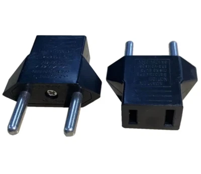 5件装旅行插头适配器美式到欧洲游轮度假 — 第 1/4 张图片