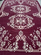 Antique Vintage Bessarabian Turkish Kilim Carpet, Large, Handmade,  7'4''x11'