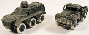 DINKY TOYS MECCANO 641 1 TON ARMY CARGO TRUCK & 676 ARMOURED PERSONNEL CARRIER - Picture 1 of 5