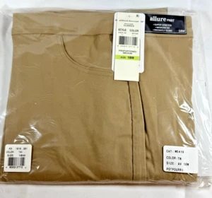 NWT Alfred Dunner Sz 18W Tan Allure Pants - Super Stretch, Slimming Modern Fit - Picture 1 of 4