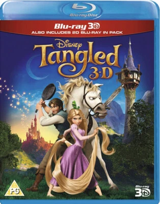 Tangled Blu-ray (2012) Nathan Greno cert PG 2 discs Expertly Refurbished Product - Image 1 of 2