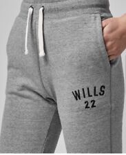 Jack Wills Womens Sutton Tappered Sweatpant Jogging Bottoms Grey marl UK10(S)