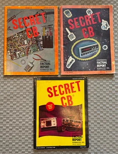 Secret CB Magazine 3 Issues Vol 1 2 7 1977 1978 1980 Vintage Lot - Foto 1 di 5