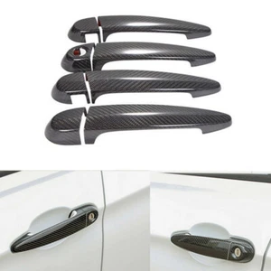 4pcs Carbon Fiber Exterior Door Handle Cover Trim For BMW F32 F33 F36 2014-2019 - Bild 1 von 8