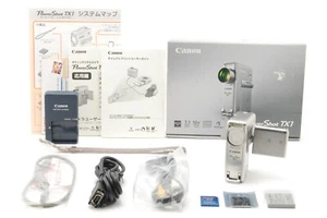 [NEUWERTIG in Box] Canon PowerShot TX1 PSTX1 7,1 MP silber Digitalkamera aus Japan - Bild 1 von 10