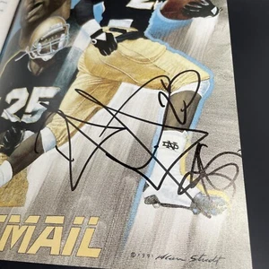 Vintage 1991 Beckett Future Stars Magazine Back Page Signed By Rocket Ismail CFL - Picture 1 of 13