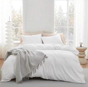 3 Piece Duvet Cover Set With Pillow Shams Twin Full Queen King Size Bedding Set - Picture 1 of 25