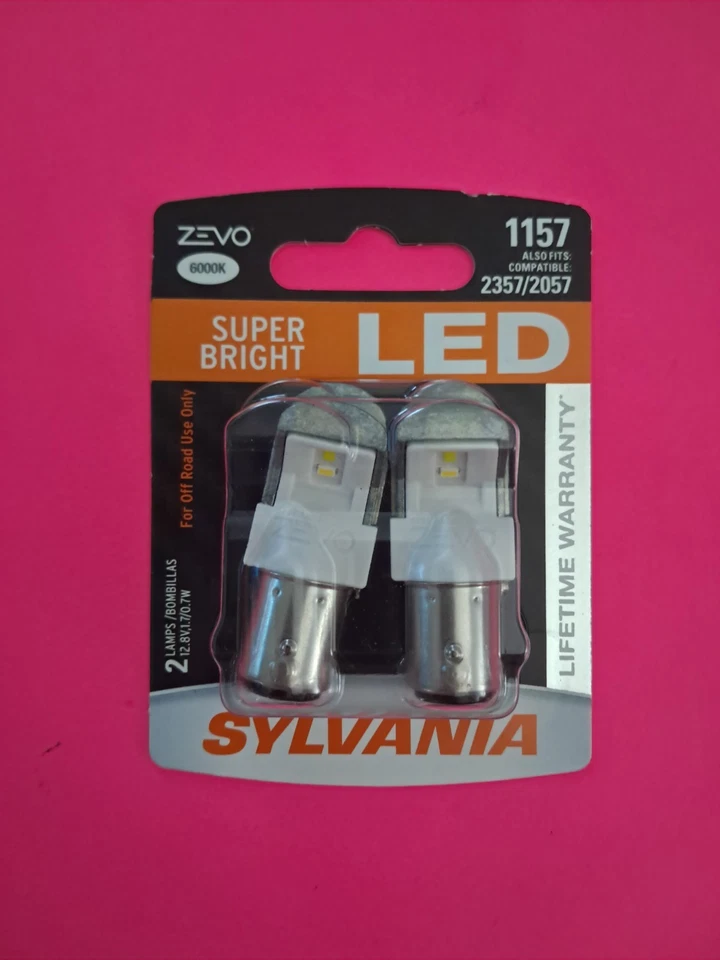 NUEVO - Sylvania 1157 ZEVO LED Bombilla Blanca - ¡Envío Gratis! Foto 1 de 1