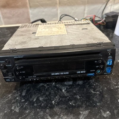 🚀 Retro Welltech Radio Model-2033 Sound Classic Car Radio Stereo Cd Player - Image 1 of 4