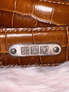 Vintage Ralph Lauren Gürtel Damen S braun echt italienisches Leder 9101123 - Bild 1 von 6