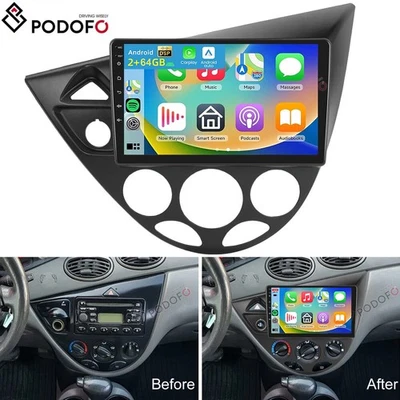Android 15 Autoradio WIFI Navi GPS Carplay 2+64GB Für Ford Focus MK1 1998-2003 - Bild 1 von 4