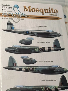 EAGLE CAL DECAL # 32-169 1:32nd SCALE MOSQUITO FB Mk VI DECAL - Picture 1 of 2