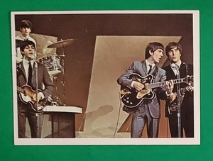 Tarjeta de goma de mascar color Topps original de los Beatles de los Estados Unidos años 60 # 55 - Imagen 1 de 2