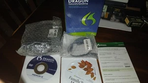 Nuance Dragon NaturallySpeaking 12 Premium Retail for Windows Open Box - Photo 1/6