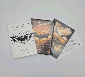The Dark Knight Trilogy DVD + Special Art Prints by Mondo USED - Picture 1 of 15