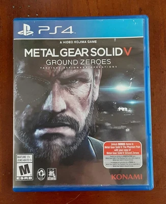 Metal Gear Solid V Ground Zeroes PS4 Complete CIB - Image 1 of 4