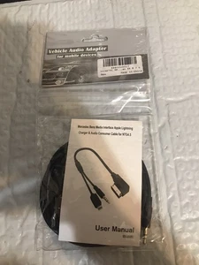 Mercedes-Benz Music Interface AUX Aaapter Cable USB C AMI MMI MDI For iPhone 15 - Photo 1 sur 6